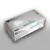 Micro-Touch Ultra gloves - latex, powder-free, textured, 100 pcs (50 pairs), Ansell