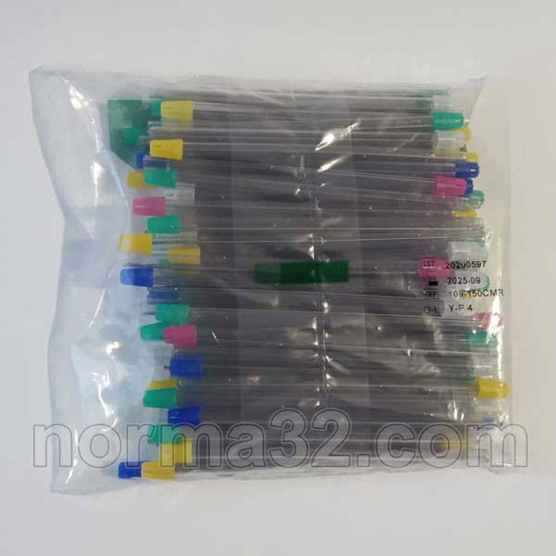 Black SeaMed saliva extractors with colored nozzles
