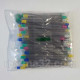 Black SeaMed saliva extractors with colored nozzles
