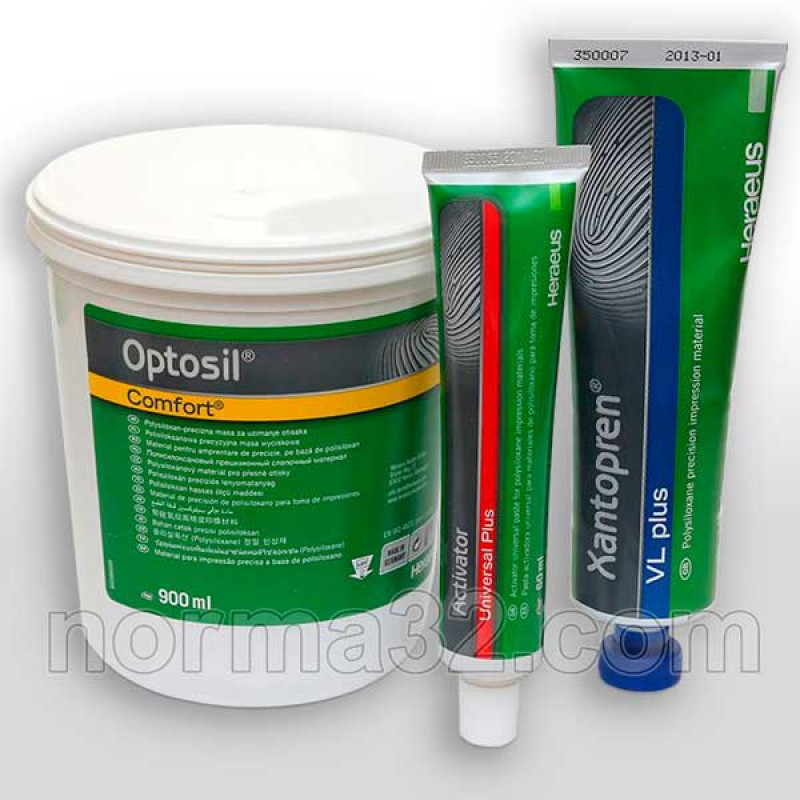Optosil C-silicone material set 910+140+60 ml