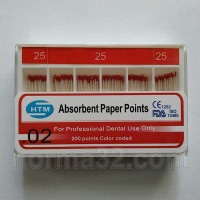 Штифты бумажные конус 02 Absorbent Paper Points HTM
