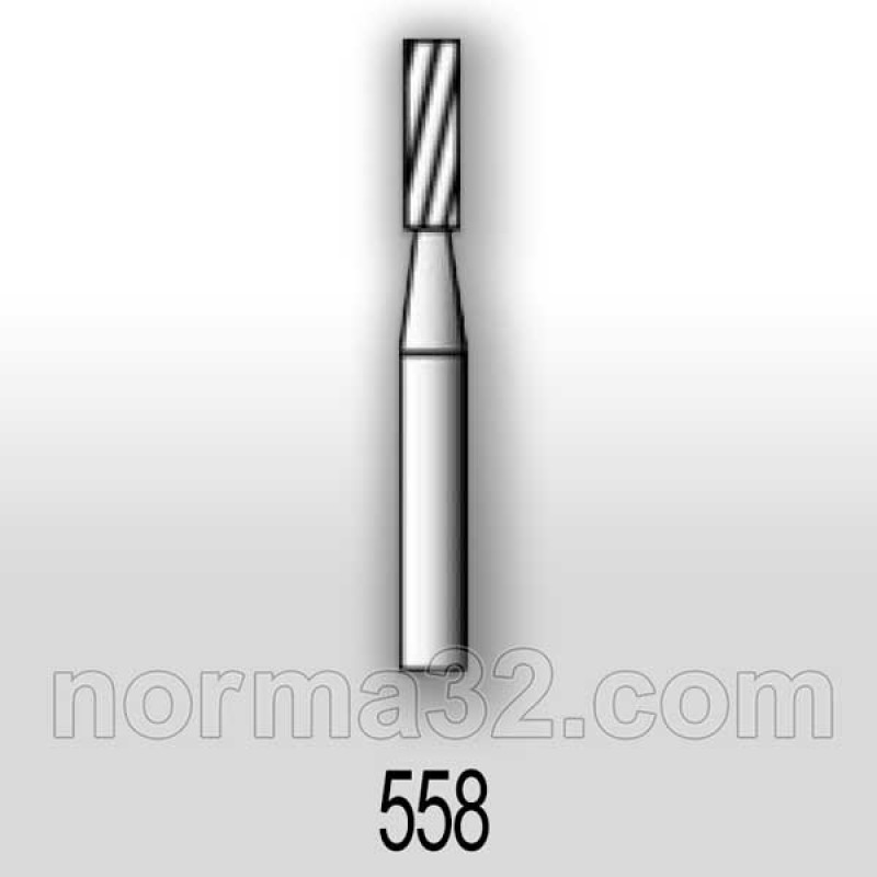 Burs for cutting crowns FG 558 (012) cylinder 1 pc