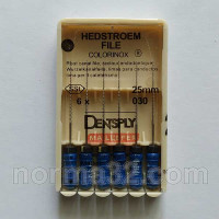 H-File COLORINOX pack of 6 pcs, Dentsply Maillefer