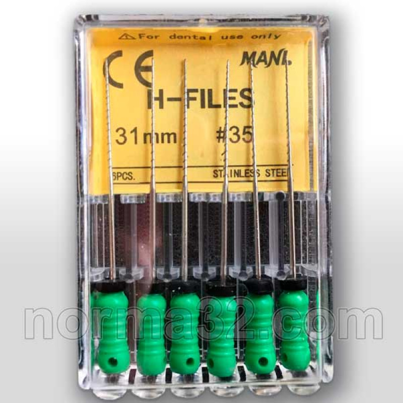 H-Files pack of 6 pcs