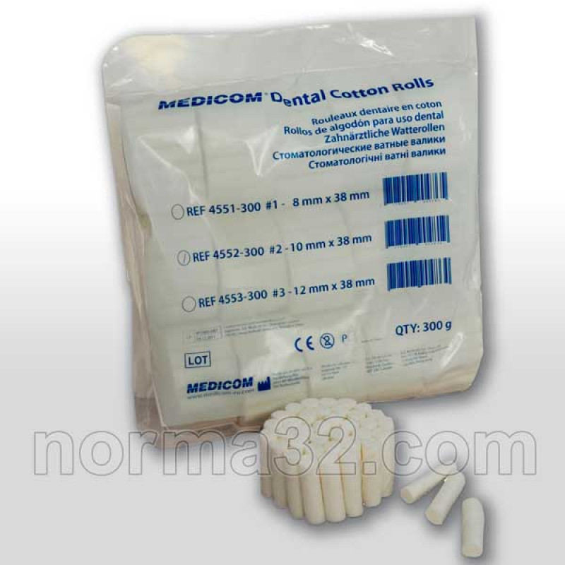 Dental cotton rollers No. 2 1000 pcs