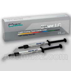 Biner LC / Бінер Лс - 2 шприца по 2 г (прокладочний матеріал на основі Са), Meta Biomed (Корея)