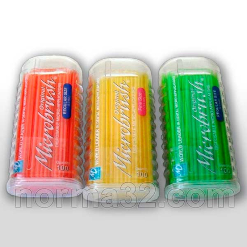 Аплікатори стоматологічні Microbrush (овальні) 100 шт