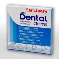 Платки для коффердама Dental Dam упаковка 36шт, Sanctuary