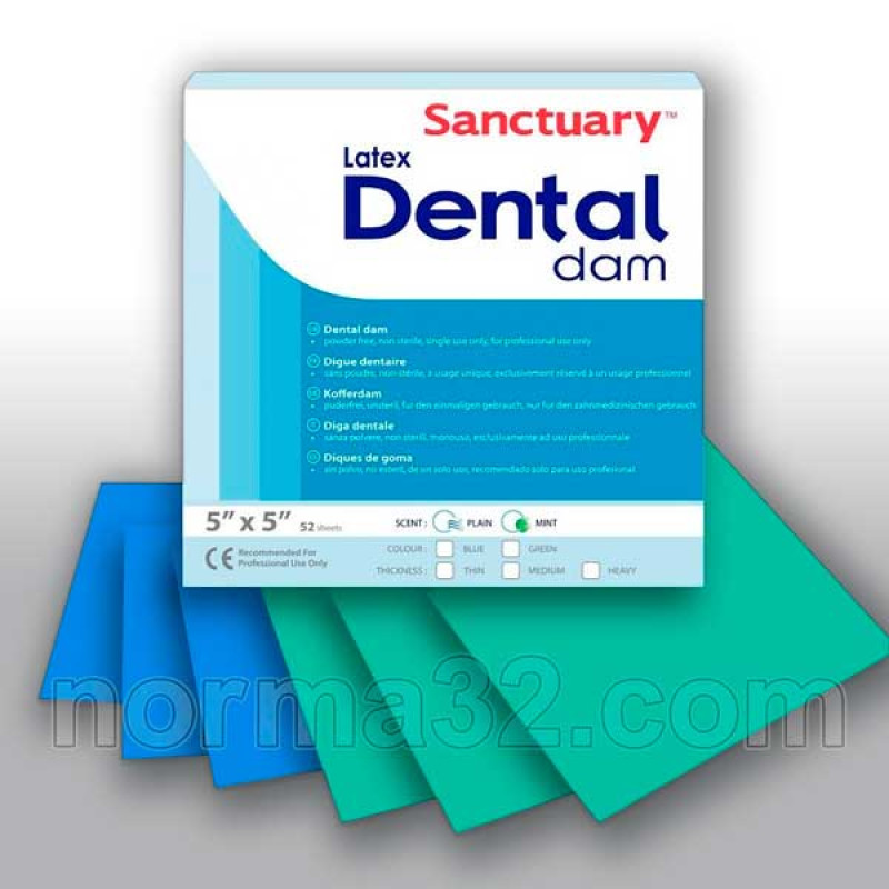 Хустки для коффердаму Dental Dam 36 шт