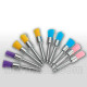 Tekpro COLOR polishing brushes for angled tip