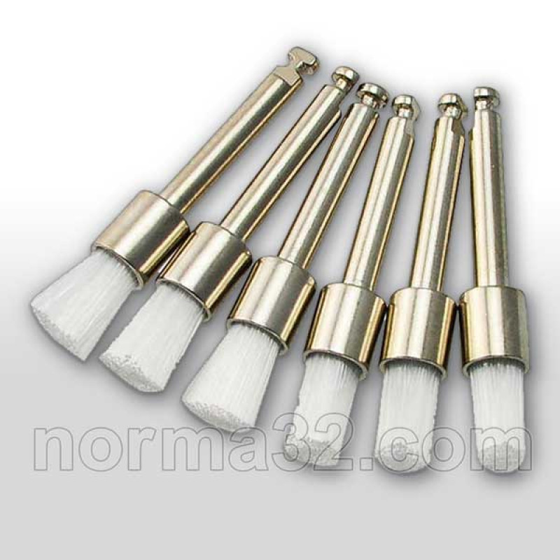 Tekpro polishing brushes for angled handpiece