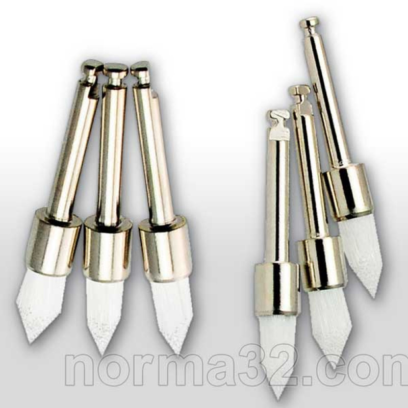 Tekpro polishing brushes for angled handpiece