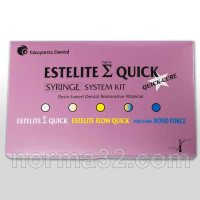 Estelite Sigma Quick / Эстелайт Сигма Квик - набор 9 шпр х 3.8 г(1.8 г) + Bond Force 5 мл, Tokuyama Dental