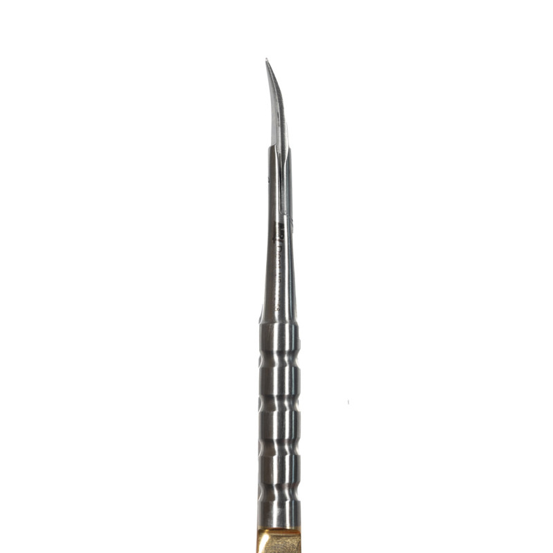 Ножиці MR-1142/58 Castroviejo стандартні вигнуті 13см (Gold)