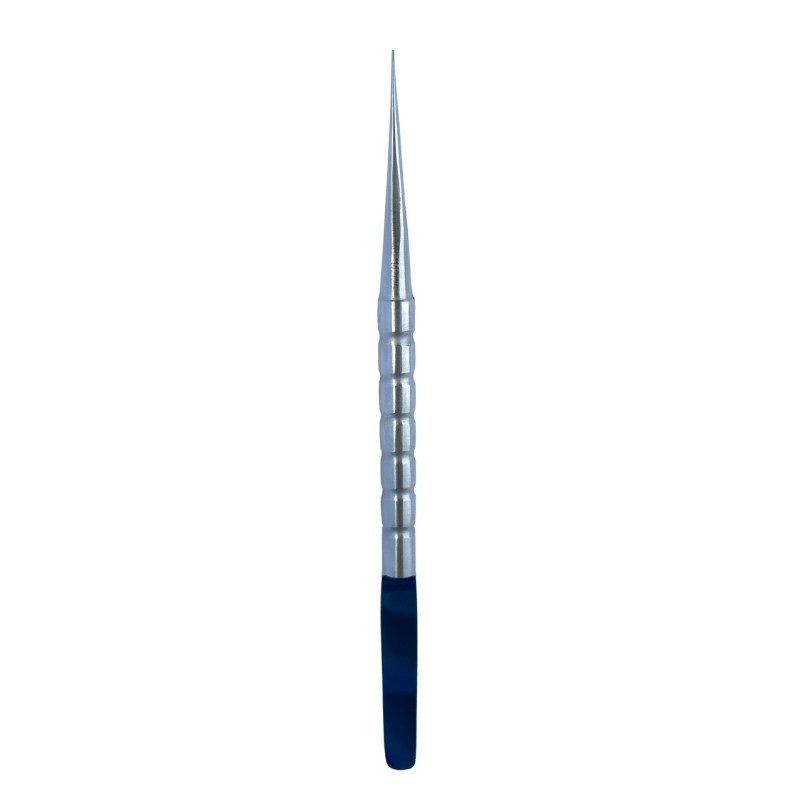 Straight surgical tweezers 16 cm Blue MR-1142/25, 1 pc.
