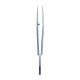 Surgical tweezers curved 16 cm Blue MR-1142/26, 1 pc.