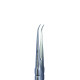 Surgical tweezers curved 16 cm Blue MR-1142/26, 1 pc.