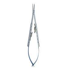 Голкотримач Castroviejo прямий 16 см (Blue) MR-1142/39, MEDRYNOK