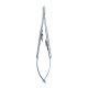 Castroviejo curved needle holder 16 cm Blue MR-1142/40, 1 pc.